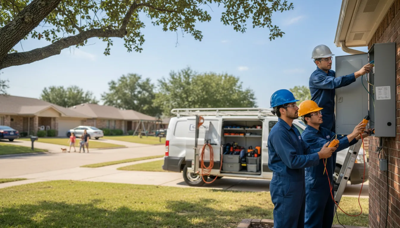 Certified electrician providing emergency electrical services in Minneola, KS